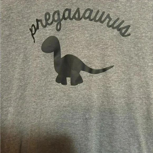 PREGASAURUS 🦖 MATERNITY SHIRT - Picture 2 of 6